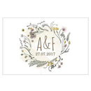 Natural Charm Large Rectangular Card (Pack of 1)-Wedding Favor Stationery-JadeMoghul Inc.