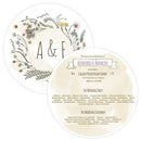 Natural Charm Large Round Programs (Pack of 1)-Wedding Ceremony Stationery-JadeMoghul Inc.