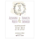 Natural Charm Save The Date Card (Pack of 1)-Weddingstar-JadeMoghul Inc.
