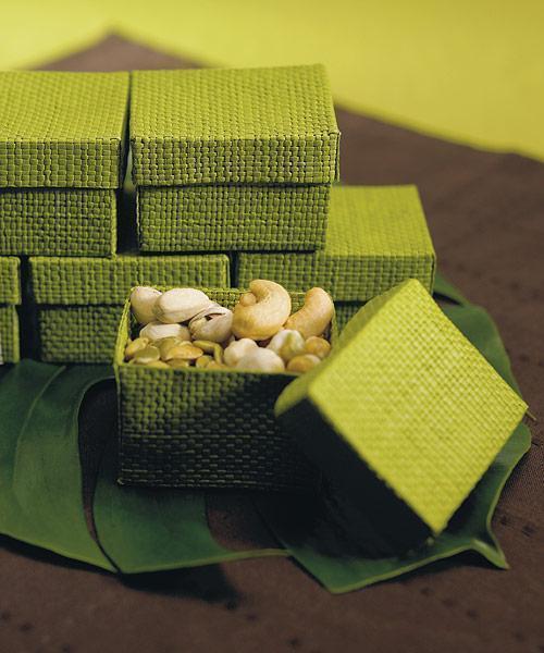 Natural Woven Favor Boxes With Lids - Grass Green (Pack of 1)-Favor Boxes Bags & Containers-JadeMoghul Inc.