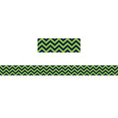 NAVY & LIME CHEVRON STRAIGHT BORDER-Learning Materials-JadeMoghul Inc.