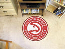 Round Outdoor Rugs NBA Atlanta Hawks Roundel Mat 27" diameter