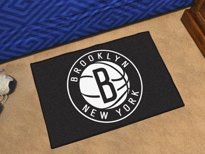 Outdoor Mat NBA Brooklyn Nets Starter Rug 19" x 30"