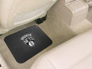 Rubber Car Floor Mats NBA Brooklyn Nets Utility Car Mat 14"x17"