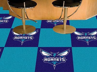 Carpet Squares NBA Charlotte Hornets 18"x18" Carpet Tiles