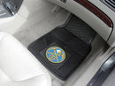 Car Mats NBA Denver Nuggets 2-pc Vinyl Front Car Mats 17"x27"