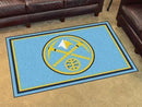4x6 Area Rugs NBA Denver Nuggets 4'x6' Plush Rug