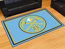 5x8 Rug NBA Denver Nuggets 5'x8' Plush Rug