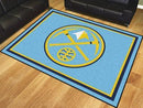 8x10 Rug NBA Denver Nuggets 8'x10' Plush Rug