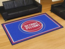 5x8 Rug NBA Detroit Pistons 5'x8' Plush Rug