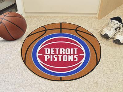 Round Area Rugs NBA Detroit Pistons Basketball Mat 27" diameter
