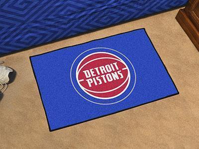 Indoor Outdoor Rugs NBA Detroit Pistons Starter Rug 19" x 30"