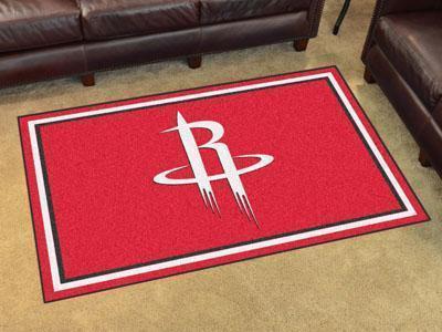 4x6 Area Rugs NBA Houston Rockets 4'x6' Plush Rug