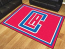 8x10 Rug NBA Los Angeles Clippers 8'x10' Plush Rug