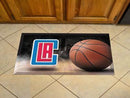 Custom Welcome Mats NBA Los Angeles Clippers Scraper Mat 19"x30" Ball