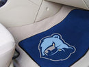 Custom Car Mats NBA Memphis Grizzlies 2-pc Carpeted Front Car Mats 17"x27"