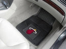 Car Mats NBA Miami Heat 2-pc Vinyl Front Car Mats 17"x27"