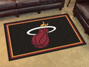 4x6 Area Rugs NBA Miami Heat 4'x6' Plush Rug