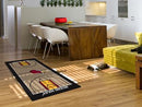 Kitchen Runner Rugs NBA Miami Heat Large Court Runner Mat 29.5x54