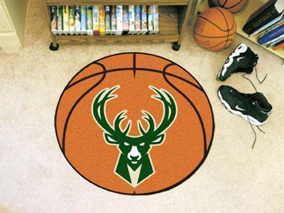 Round Rugs For Sale NBA Milwaukee Bucks Basketball Mat 27" diameter