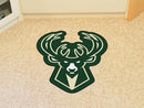 Custom Logo Rugs NBA Milwaukee Bucks Mascot Custom Shape Mat