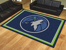 8x10 Rug NBA Minnesota Timberwolves 8'x10' Plush Rug