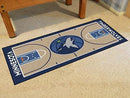 Hallway Runner Rug NBA Minnesota Timberwolves NBA Court Large Runner Mat