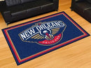 5x8 Rug NBA New Orleans Pelicans 5'x8' Plush Rug