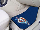 Custom Car Mats NBA Oklahoma City Thunder 2-pc Carpeted Front Car Mats 17"x27"