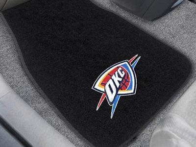 Weather Car Mats NBA Oklahoma City Thunder 2-pc Embroidered Front Car Mats 18"x27"