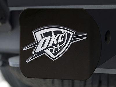Tow Hitch Covers NBA Oklahoma City Thunder Black Hitch Cover 4 1/2"x3 3/8"