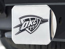 Trailer Hitch Covers NBA Oklahoma City Thunder Chrome Hitch Cover 4 1/2"x3 3/8"