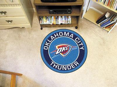 Round Outdoor Rugs NBA Oklahoma City Thunder Roundel Mat 27" diameter