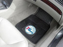 Custom Car Mats NBA Philadelphia 76ers 2-pc Vinyl Front Car Mats 17"x27"