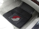 Rubber Car Mats NBA Portland Trail Blazers 2-pc Vinyl Front Car Mats 17"x27"