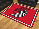8x10 Rug NBA Portland Trail Blazers 8'x10' Plush Rug