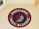 Round Outdoor Rugs NBA Portland Trail Blazers Roundel Mat 27" diameter