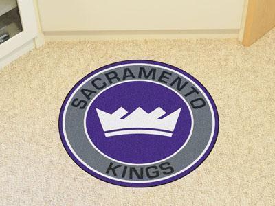 Round Area Rugs NBA Sacramento Kings Roundel Mat 27" diameter