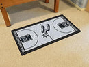 Hallway Runner Rug NBA San Antonio Spurs Large Court Runner Mat 29.5x54