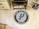 Round Rugs NBA San Antonio Spurs Roundel Mat 27" diameter