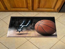 Outdoor Welcome Mats NBA San Antonio Spurs Scraper Mat 19"x30" Ball