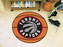 Round Area Rugs NBA Toronto Raptors Basketball Mat 27" diameter