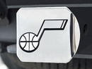 Trailer Hitch Covers NBA Utah Jazz Chrome Hitch Cover 4 1/2"x3 3/8"