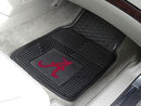 Car Mats NCAA Alabama 2-pc Vinyl Front Car Mats 17"x27"