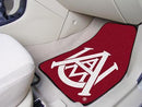 Custom Car Mats NCAA Alabama A&M 2-pc Printed Carpet Front Car Mats 17"x27"