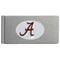 NCAA - Alabama Crimson Tide Brushed Metal Money Clip-Wallets & Checkbook Covers,Money Clips,Brushed Money Clips,College Brushed Money Clips-JadeMoghul Inc.