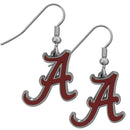 NCAA - Alabama Crimson Tide Chrome Dangle Earrings-Jewelry & Accessories,Earrings,Dangle Earrings,Dangle Earrings,College Dangle Earrings-JadeMoghul Inc.