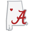 NCAA - Alabama Crimson Tide Home State Decal-Automotive Accessories,Decals,Home State Decals,College Home State Decals-JadeMoghul Inc.