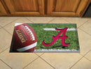 Custom Welcome Mats NCAA Alabama Scraper Mat 19"x30" Ball