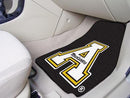 Custom Car Mats NCAA Appalachian State 2-pc Carpeted Front Car Mats 17"x27"